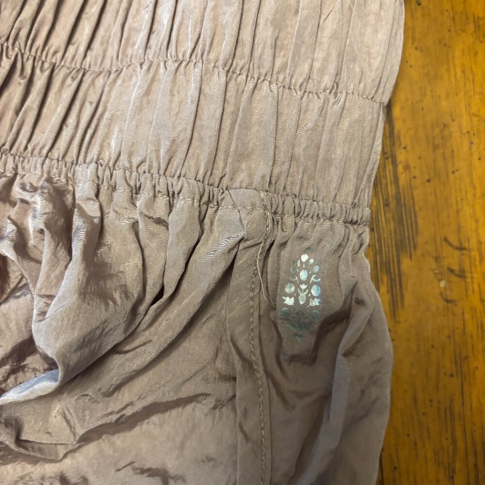 Taupe colored Free People Movement The Way Home Shorts size Medium - Picture 2 of 4